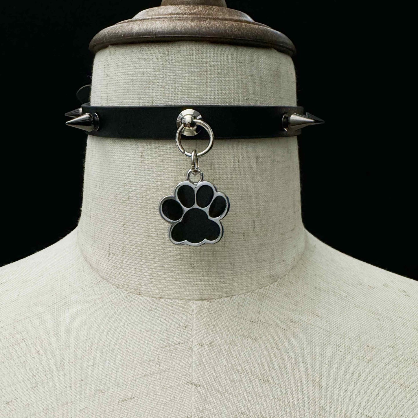 Handmade Genuine Leather Collar-Paw Commander