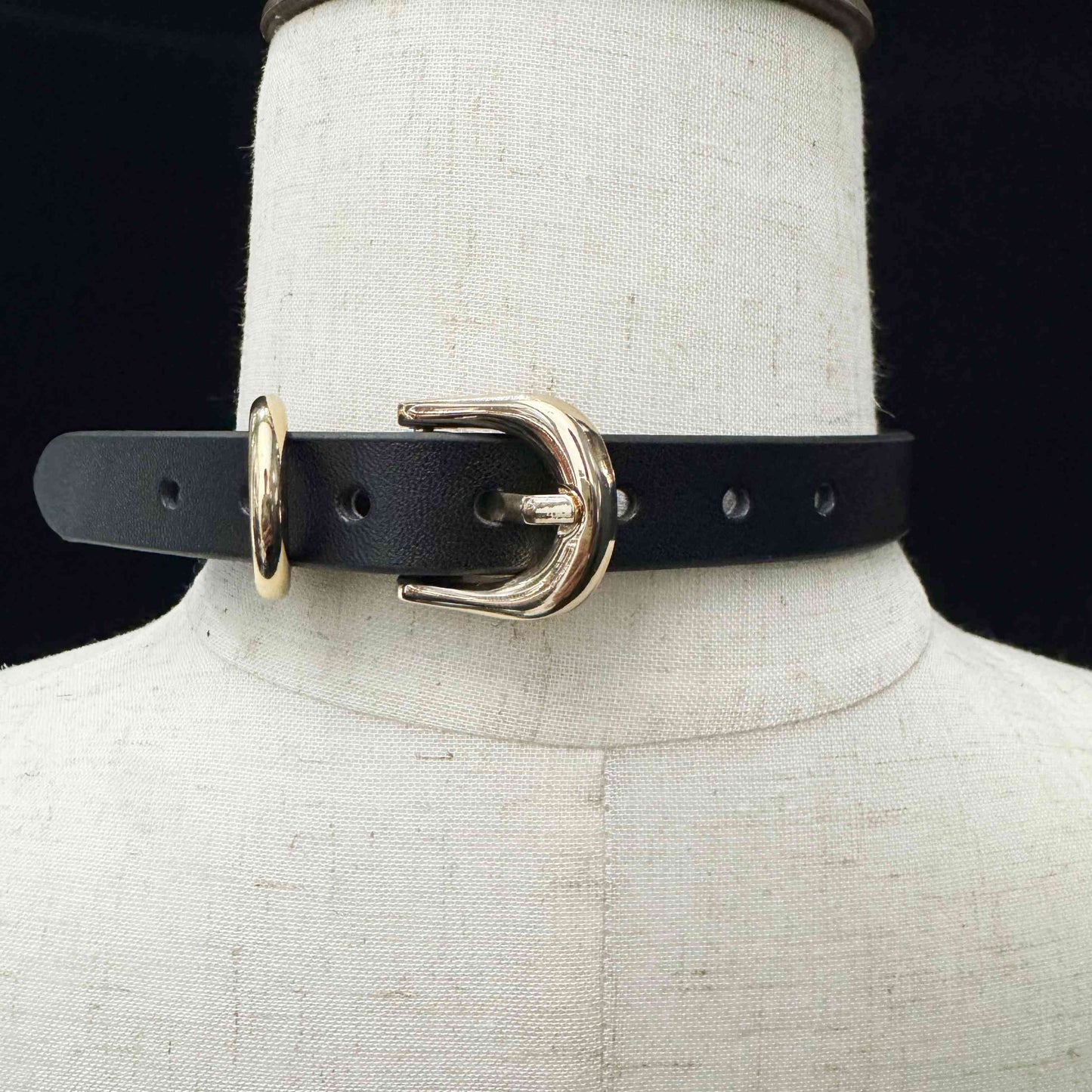 Handmade Genuine Leather Collar-Sapphire
