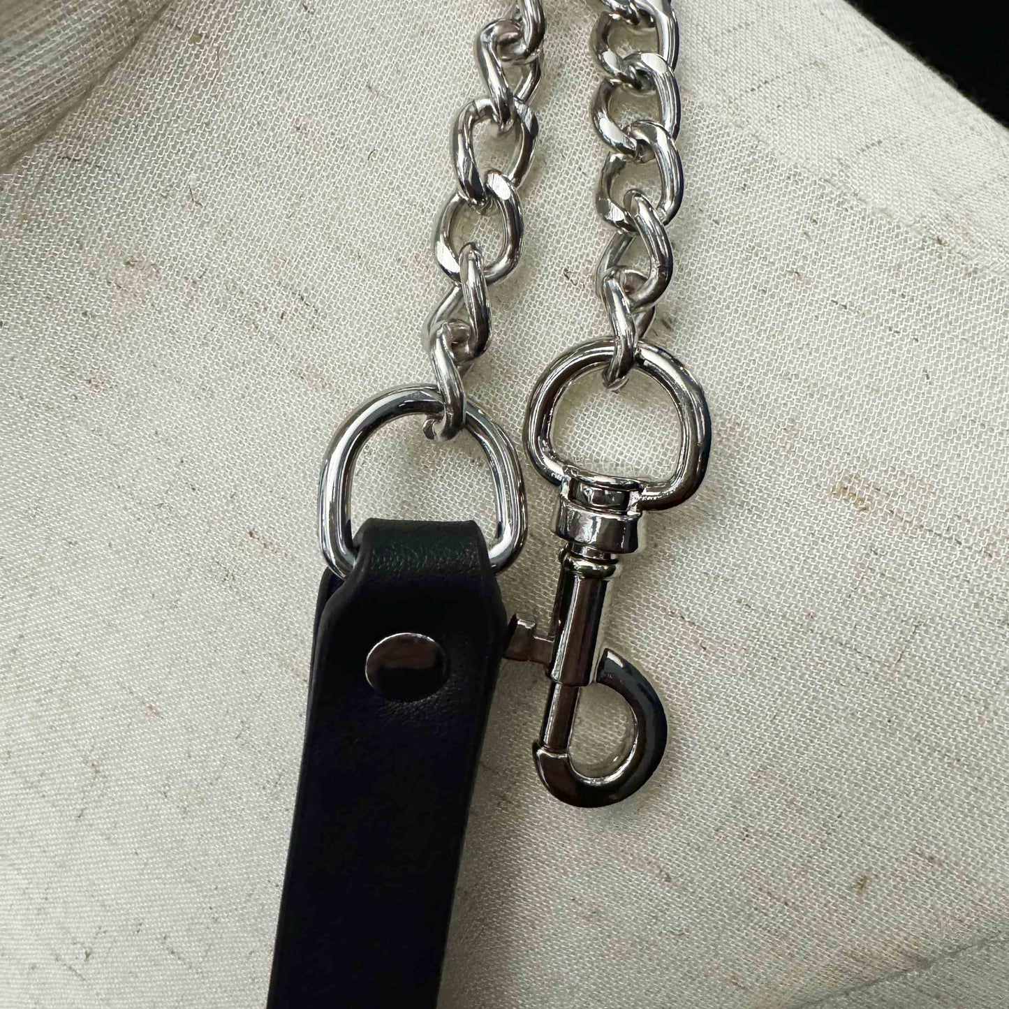 Handmade Genuine Leather Collar-White Gift